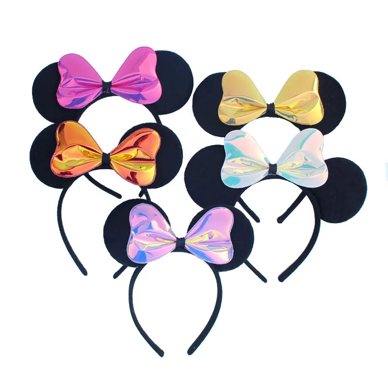 Navidad/Милая повязка на голову с ушками Микки и Минни для девочек товары дня