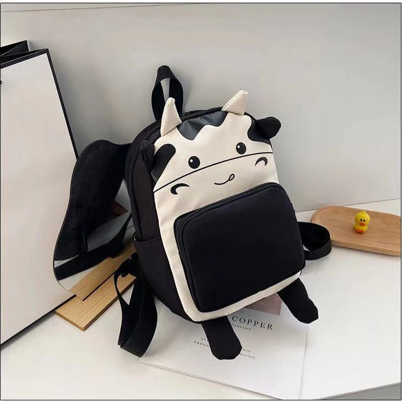 

Children Boys School Bags Kindergarten Baby Girl Canvas Backpack Primary School Students Backpacks Cartoon Animal Shoulder Bag