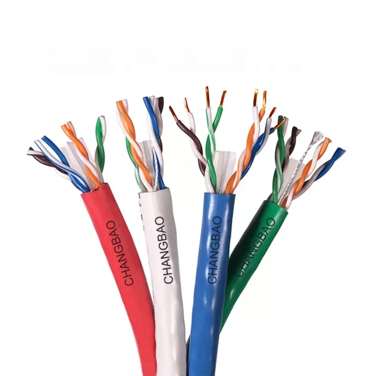 

Changbao in stock Cat6 cable pass test ETL CM lan ethernet 23AWG UTP cat 6 network communication cables