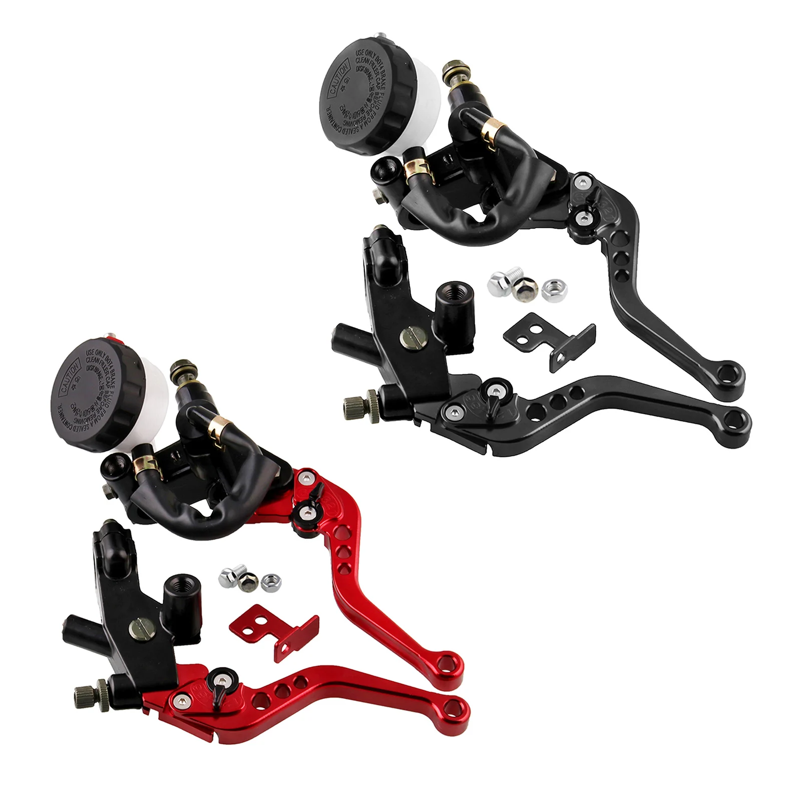 

Areyourshop Universal 7/8" 22mm Front Brake Clutch Master Cylinder Reservoir Levers for Honda for Suzuki for Yamaha
