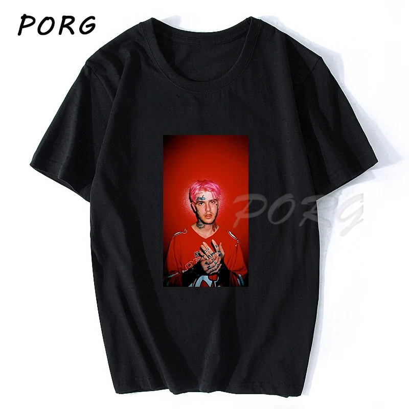 Футболка Lil Peep для мужчин в стиле хип хоп качественная удобная хлопковая уличная