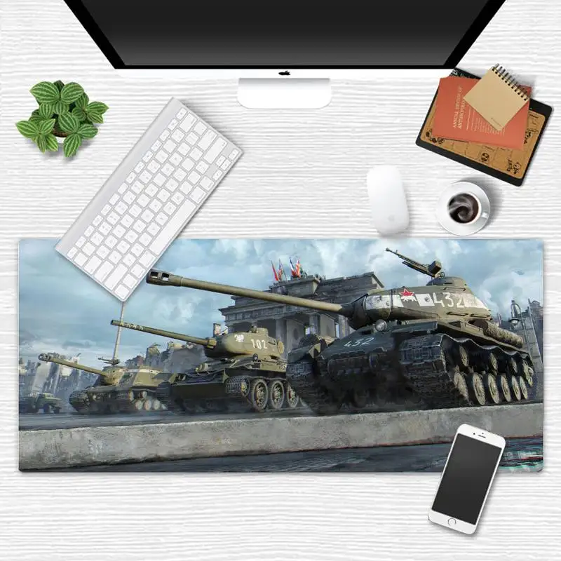 

World of Tanks Gamer Speed Mice Retail Mousepad Desk Table Protect Office Work Mouse Mat pad X XL XXL Non-slip Cushion