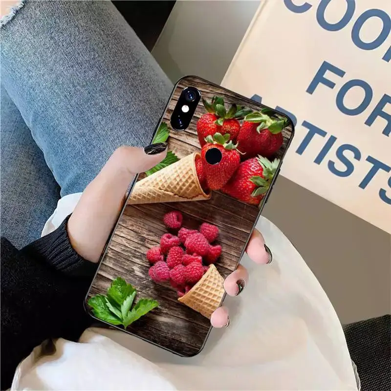 

Delicious food Ice Cream pattern Phone Case For Xiaomi Redmi note 7 8 9 t max3 s 10 pro lite coque funda shell cover