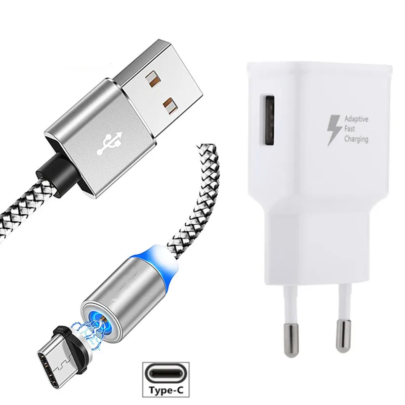 Для samsung galaxy S8 M20 A30 A40 A70 A7 A5 htc U11 Honor 9X9 10 20 Pro магнит Тип C кабель для зарядки USB Зарядное устройство Кабо-Тип C