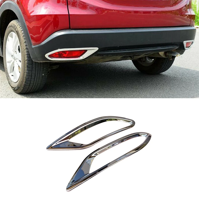 

Chrome Rear Bumper Fog Reflex Light Cover Trim Molding Lamp Garnish for HONDA VEZEL HRV HR-V 2014-2019