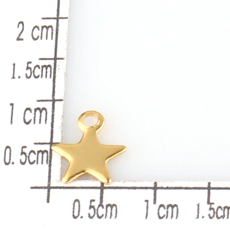 

20pcs Stainless Steel Accessories Star Charm Pendant For DIY Bracelets Necklaces Earrings DIY Handmade Jewelry Making Jewelry