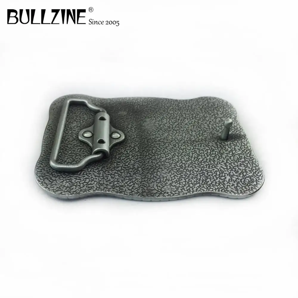 Пряжка для ремня Bullzine Cowboy up с Оловянным покрытием FP-02961 подходит шириной 4 см | Дом