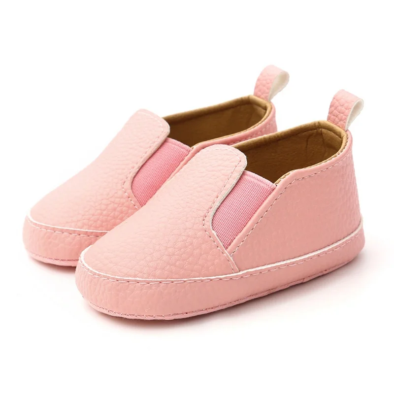 Zapatos informales de cuero Pu para beb&eacute;s, calzado para primeros pasos, 0 a 18 meses-4