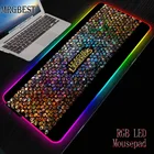 Коврик для мыши MRGBEST в стиле аниме Лига Легенд, с RGB-подсветкой, для настольной клавиатуры Mause XXL, компьютерный коврик Csgo L