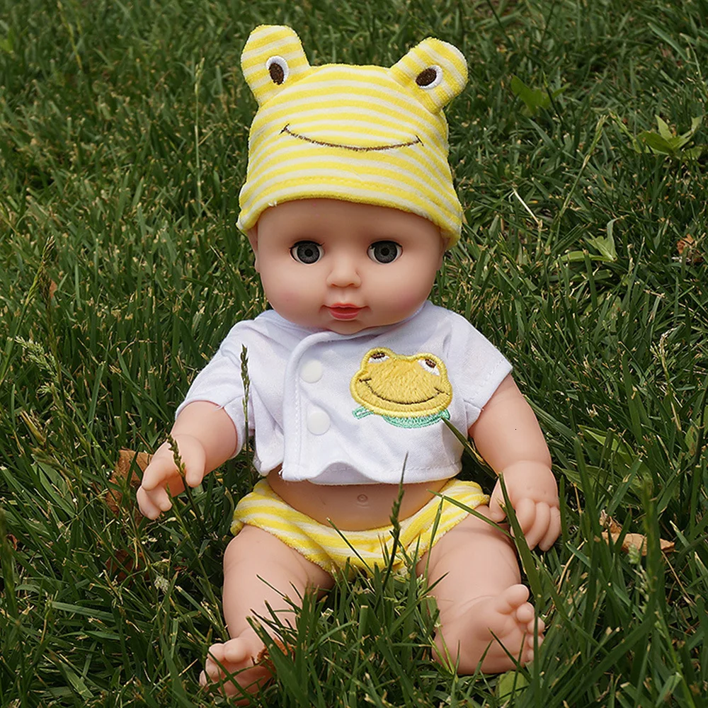 

30CM Will speak Blink Baby Doll Toys Reborn Baby Doll Take bath Soft Vinyl Silicone Lifelike Alive Babies Toys For Kids