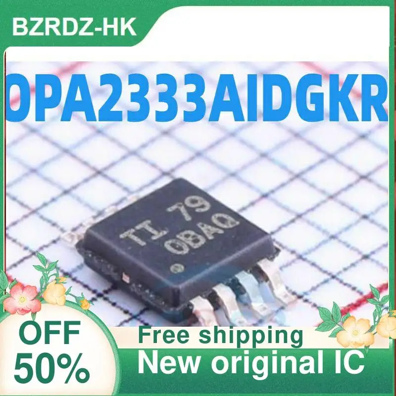 

1-20PCS OPA2333AIDGKR OPA2333 OBAQ MSOP8 New original IC