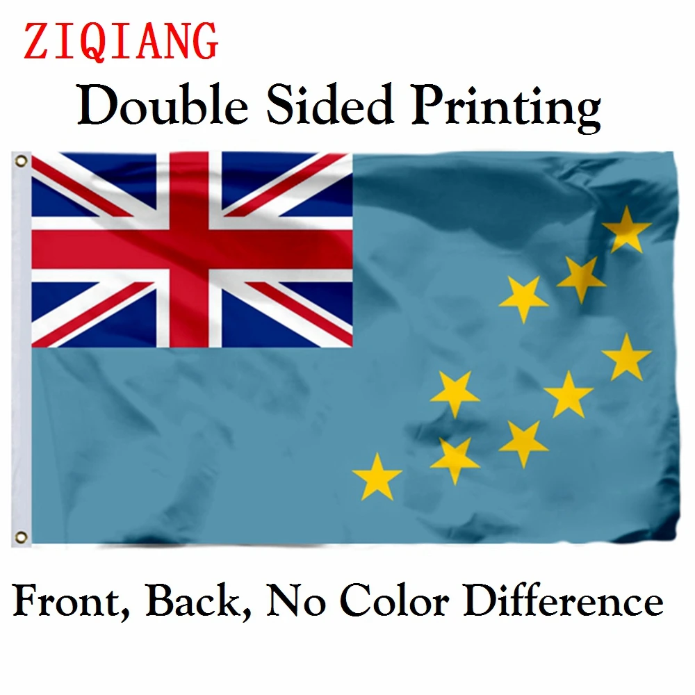 

Tuvalu 1997 Flag 3x5ft Polyester Flying Size 90x150cm Custom High Quality Double Sided Printing Banner