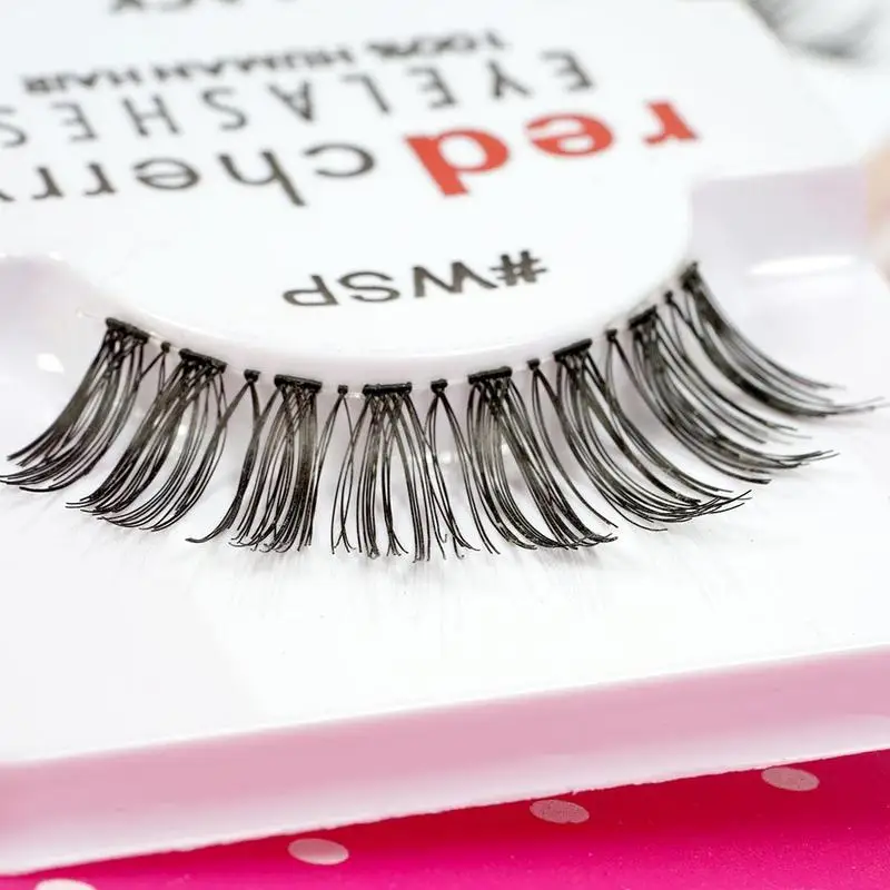 1 пара накладных ресниц ручной работы натуральные накладные ресницы с крестиком