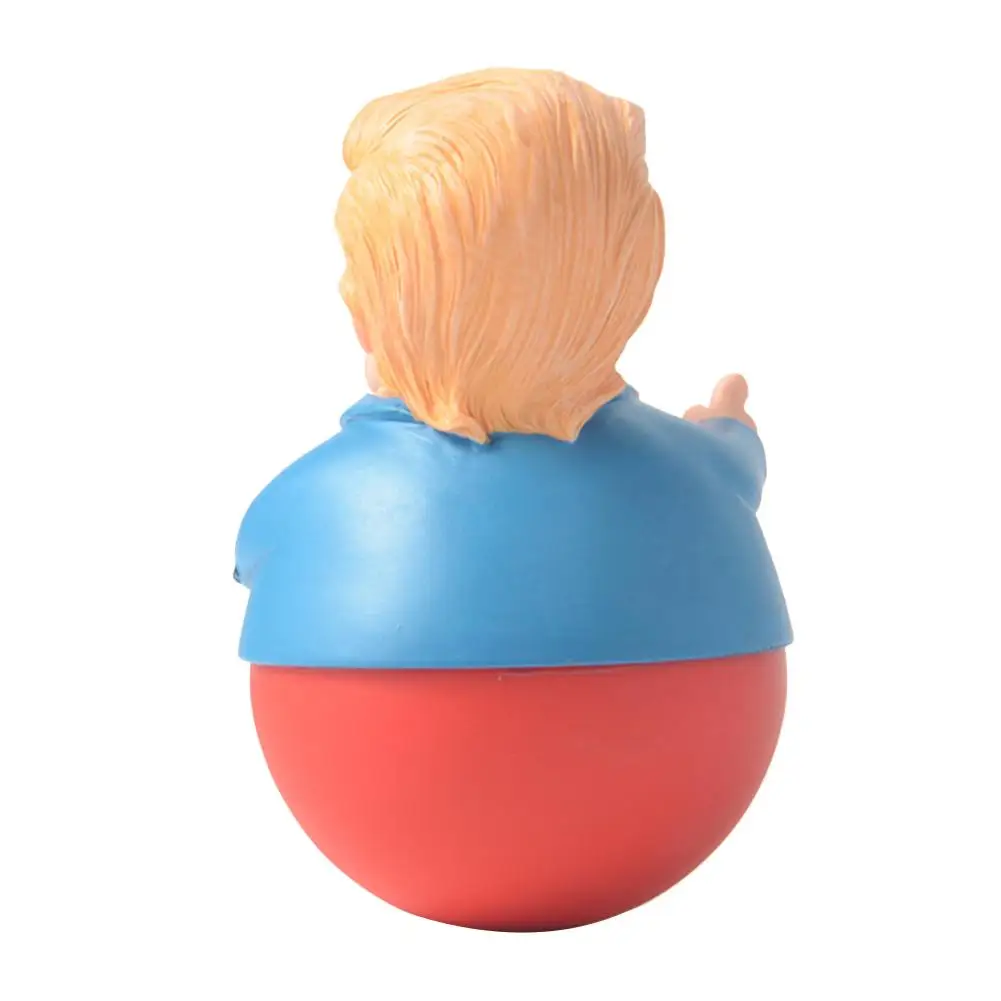 Стеклянная Статуэтка Трампа из смолы забавное настольное украшение статуэтка