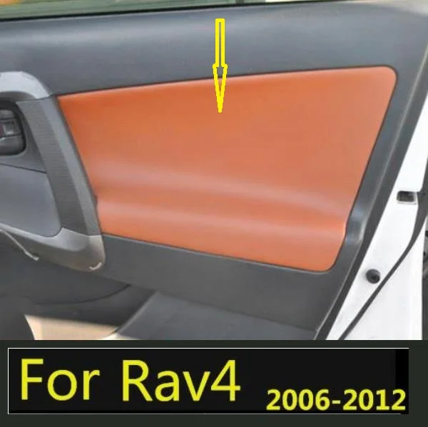 Для Toyota RAV4 (2006-2012) 4 шт. подлокотник из микрофибры панель передней и задней двери