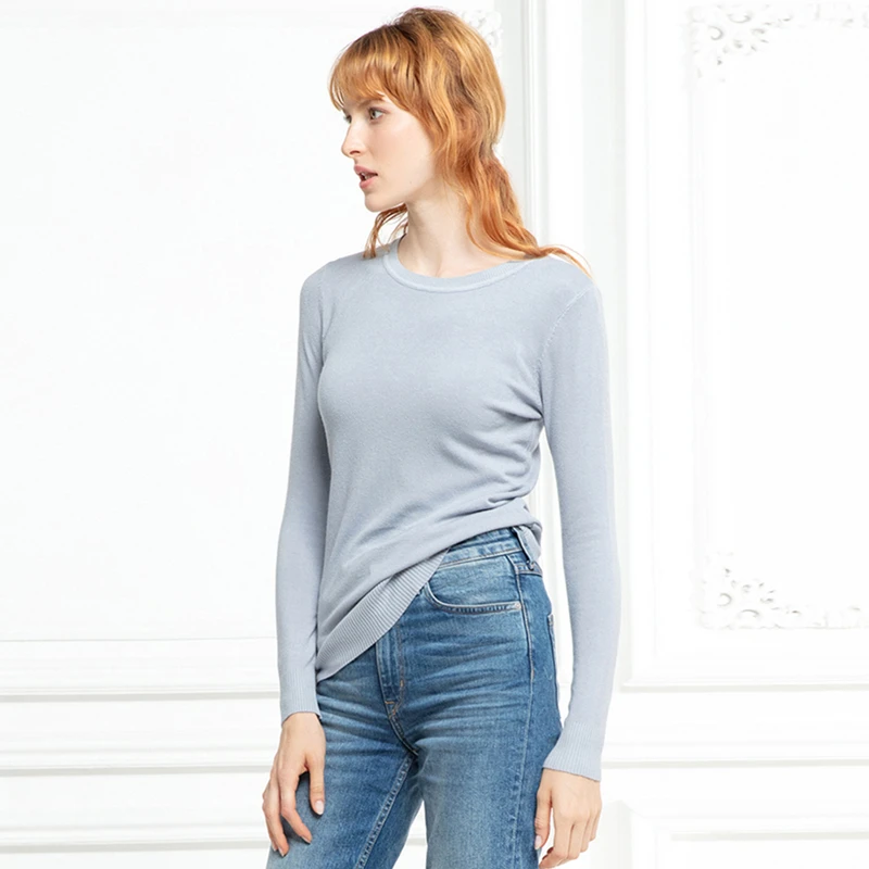 Marwin Новое поступление осень зима однотонные мягкие повседневные тонкие женские