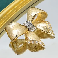 cindy xiang new high quality lovely bow brooch pins rhinestone bowknot brooches for women girls fashion wedding party jewelry