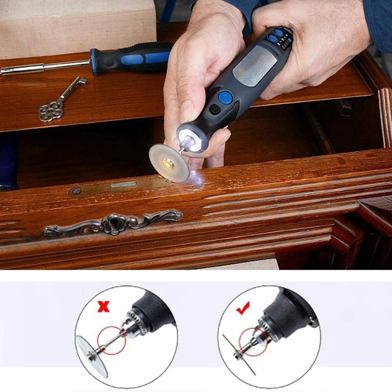 

42 Pcs Cutting Discs for Rotary Tool Diamond Cutting Wheel HSS Circular Saw Blades and Resin Metal Cutting Wheels Tools