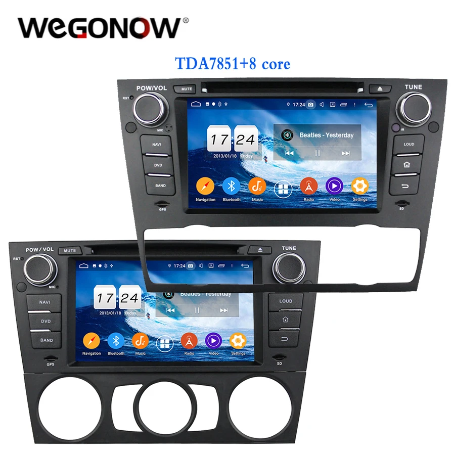 TDA7851 Восьмиядерный 1 din Android 9 0 для BMW E90 E91 E92 E93 автомобильный dvd плеер gps ГЛОНАСС 4 Гб