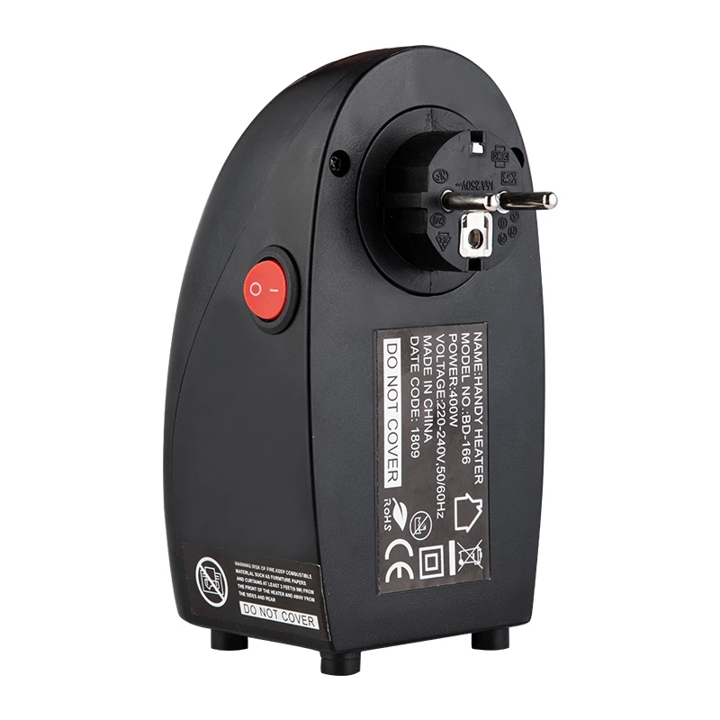 400 Вт маленький вентилятор для обогрева настенный Электрический обогреватель