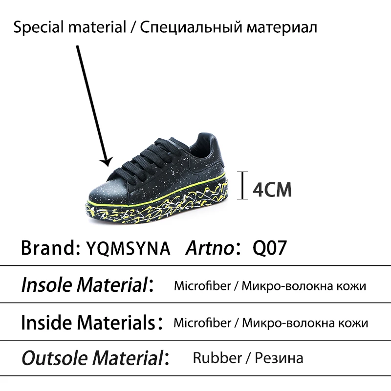 

YQMSY Fashion Sports Shoes Women Handmade Cross-tied Round Toe Flats Print Mixed Colors Spring/Autumn Office Lady Sneakers Q07