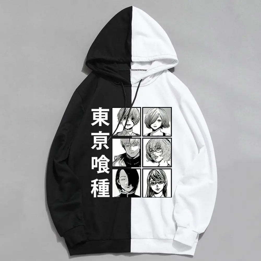 

Tokyo Ghoul Ken Kaneki Touka Kirishima Anime Hoodies Sweatshirts Long Sleeve Fleece Hoody Sudaderas Tokyo Ghoul Anime Clothing