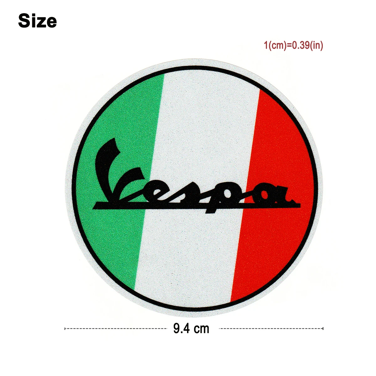 Светоотражающая наклейка 3 м с итальянским флагом наклейки для фотографий