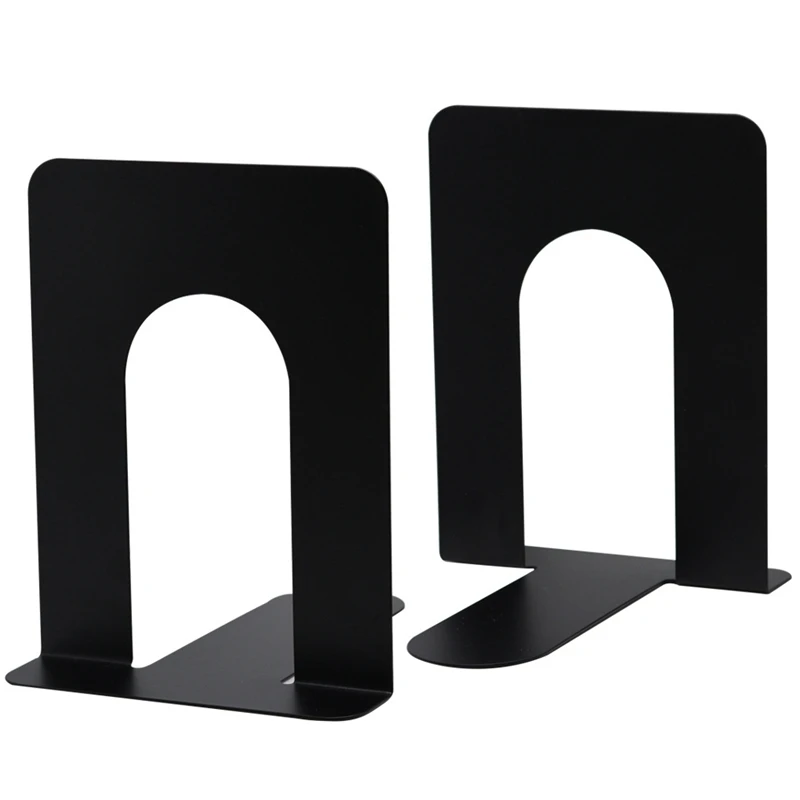 Novel Bookend Support s сверхмощная Металлическая черная поддержка набор из 5 пар| |