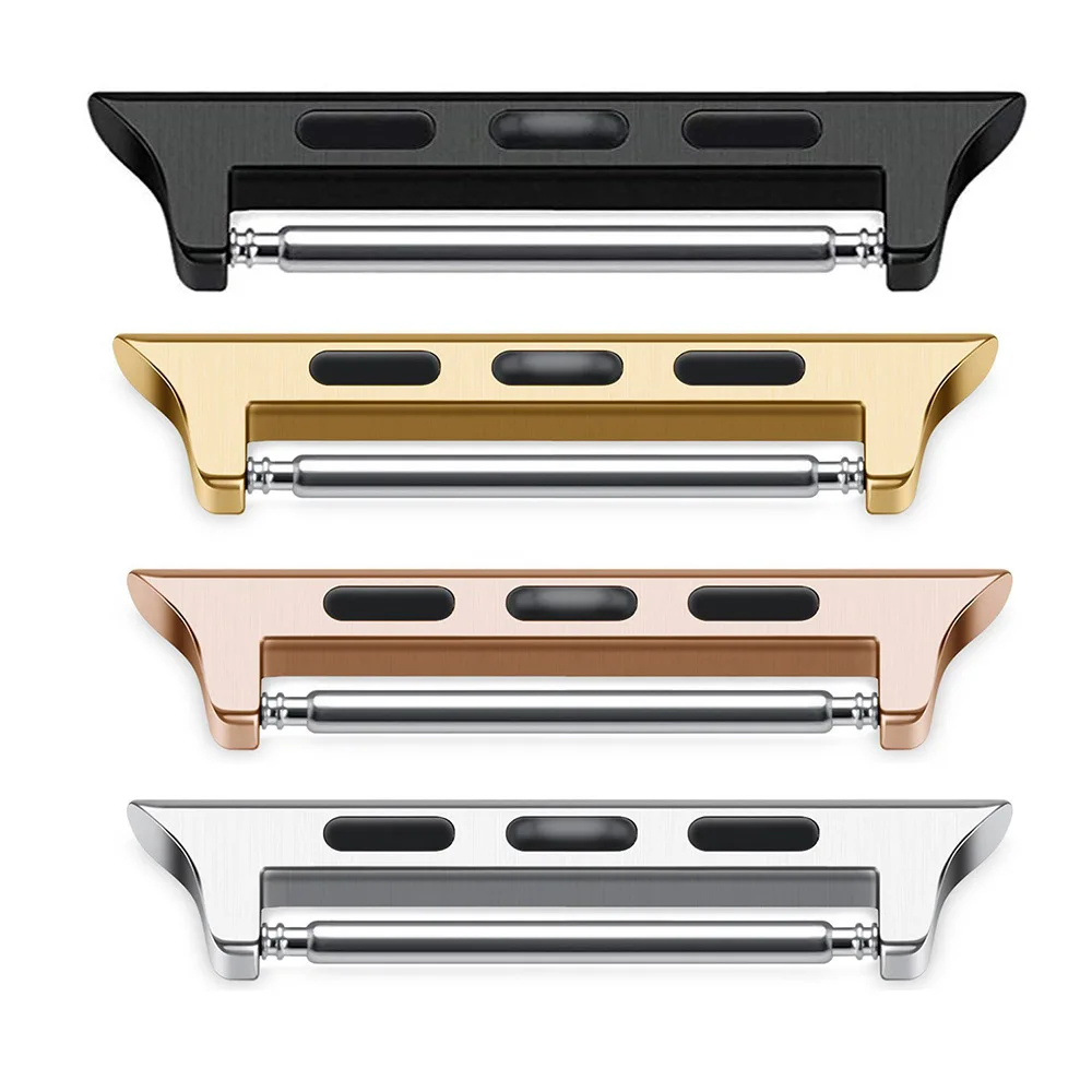 Металлическая застежка-переходник для ремешка Apple Watch Series 7/6/SE/5/4/3/2 45 мм 41 44 40 42 38 20 22