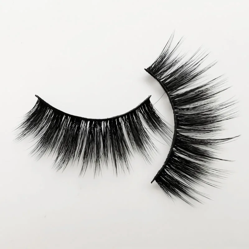 LANJINGLIN 100 pairs 3d mink faux lashes natural long false eyelashes extension make up fluffy wispy fake eyelash handmade | Красота и