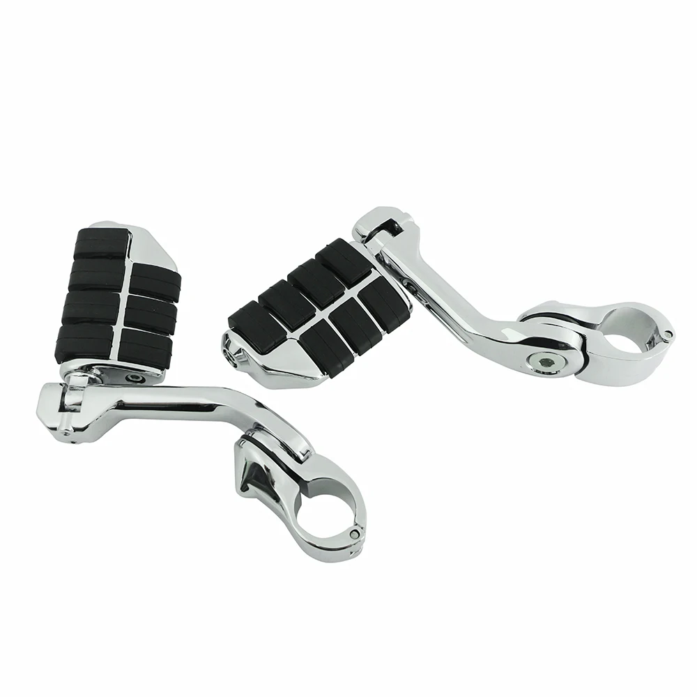Motorcycle 32mm Engine Guard Highway Foot Pegs Footpeg Mount Footrest Pedal For Harley Touring Sportster XL883 XL1200 Fat Boy enlarge