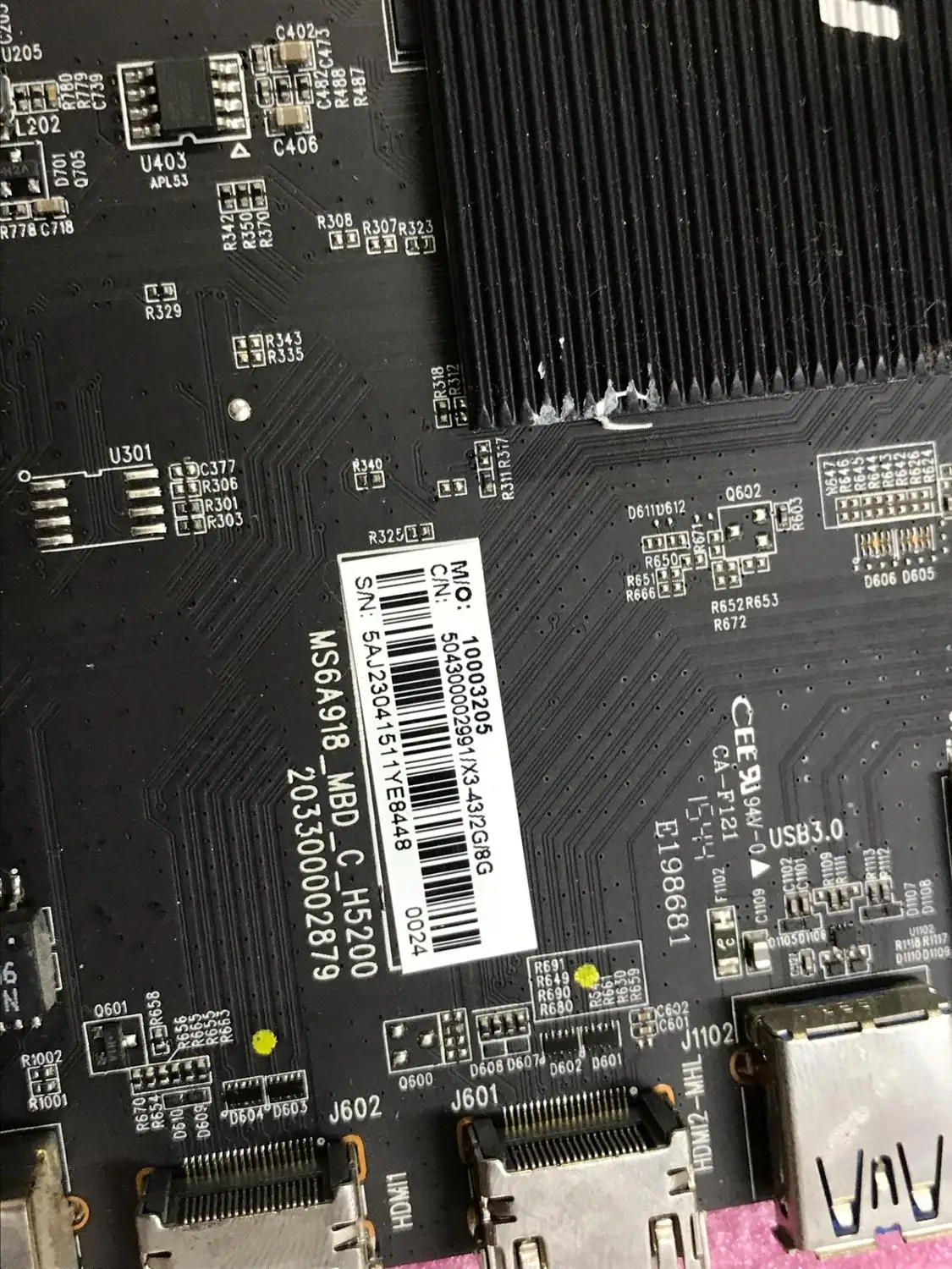 

MS6A918_MBD_C_H5300/H5200 motherboard X3-43/40 L40/43/3AN/AL motherboard