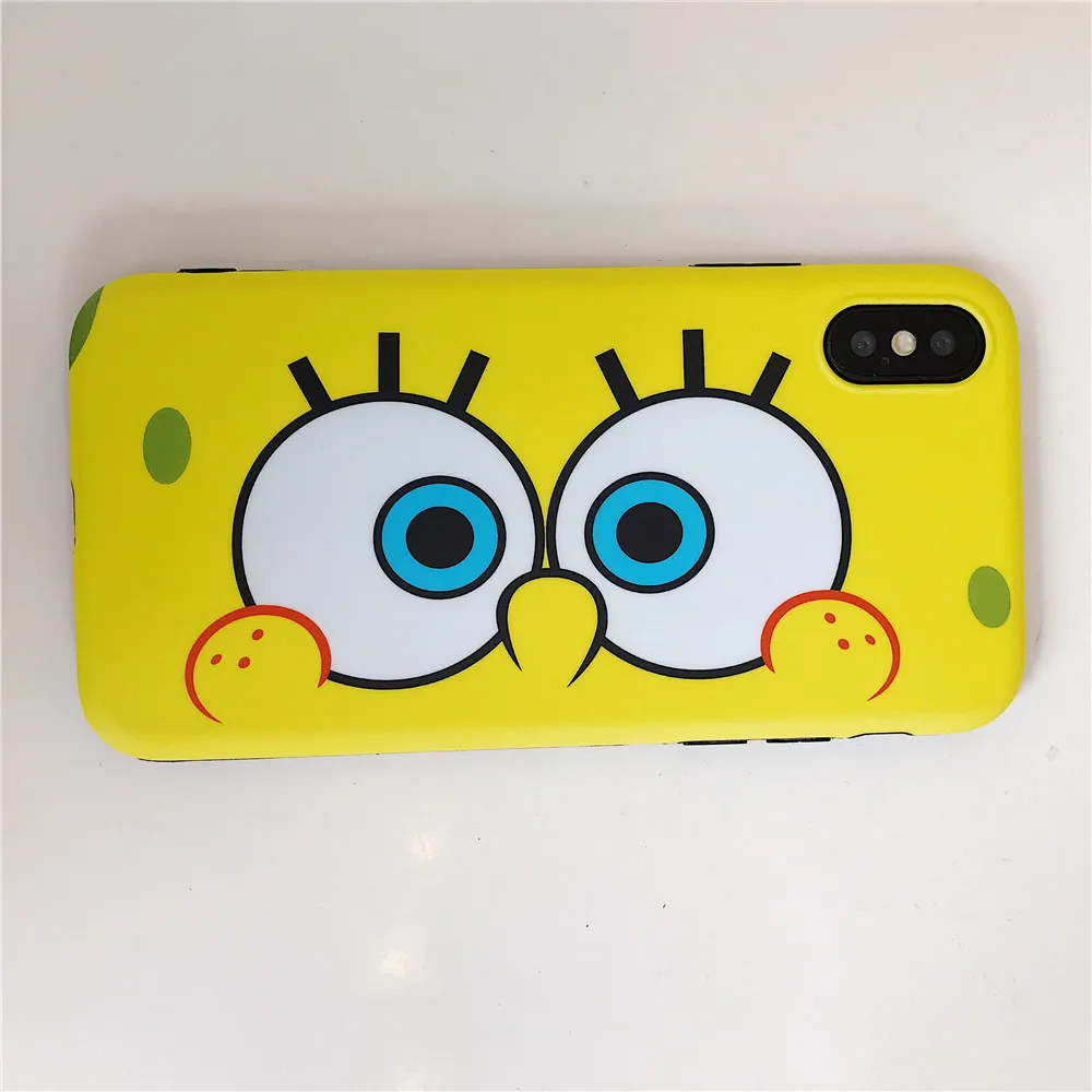 IMD чехол с губкой Бобом для iPhone 11 Pro Max X XS Max, милый мягкий чехол для iPhone XR 6 6S 7 8 Plus, чехол