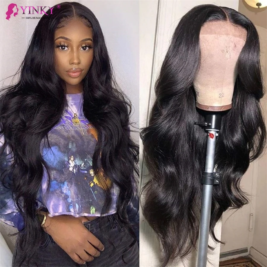 4x4 5x5 Lace Closure Wig Human Hair Brazilian Body Wave Lace Wigs for Black Women 180 Density Lace Front Human Hair Wigs