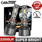 CARLITEK HB3 Led Canbus без ошибок Универсальный H8 H9 H11 H7 H4 лампы Turbo 9005 HB4 9006 автомобильный светильник супер яркий для авто аксессуары