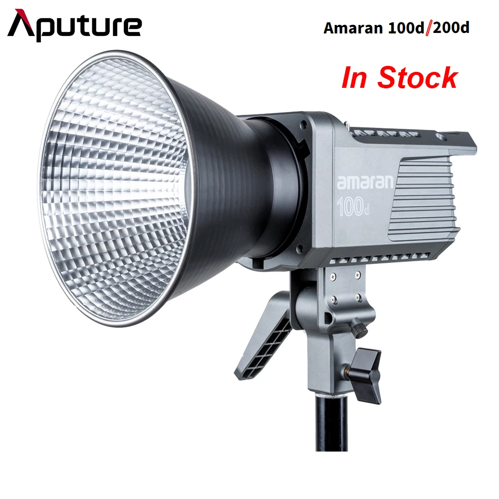 

Aputure Amaran 100D 200D 5600K LED Video Studio Light CRI95 TLCI96+ Bluetooth App Control 8 Lighting Effects DC/AC Power Supply