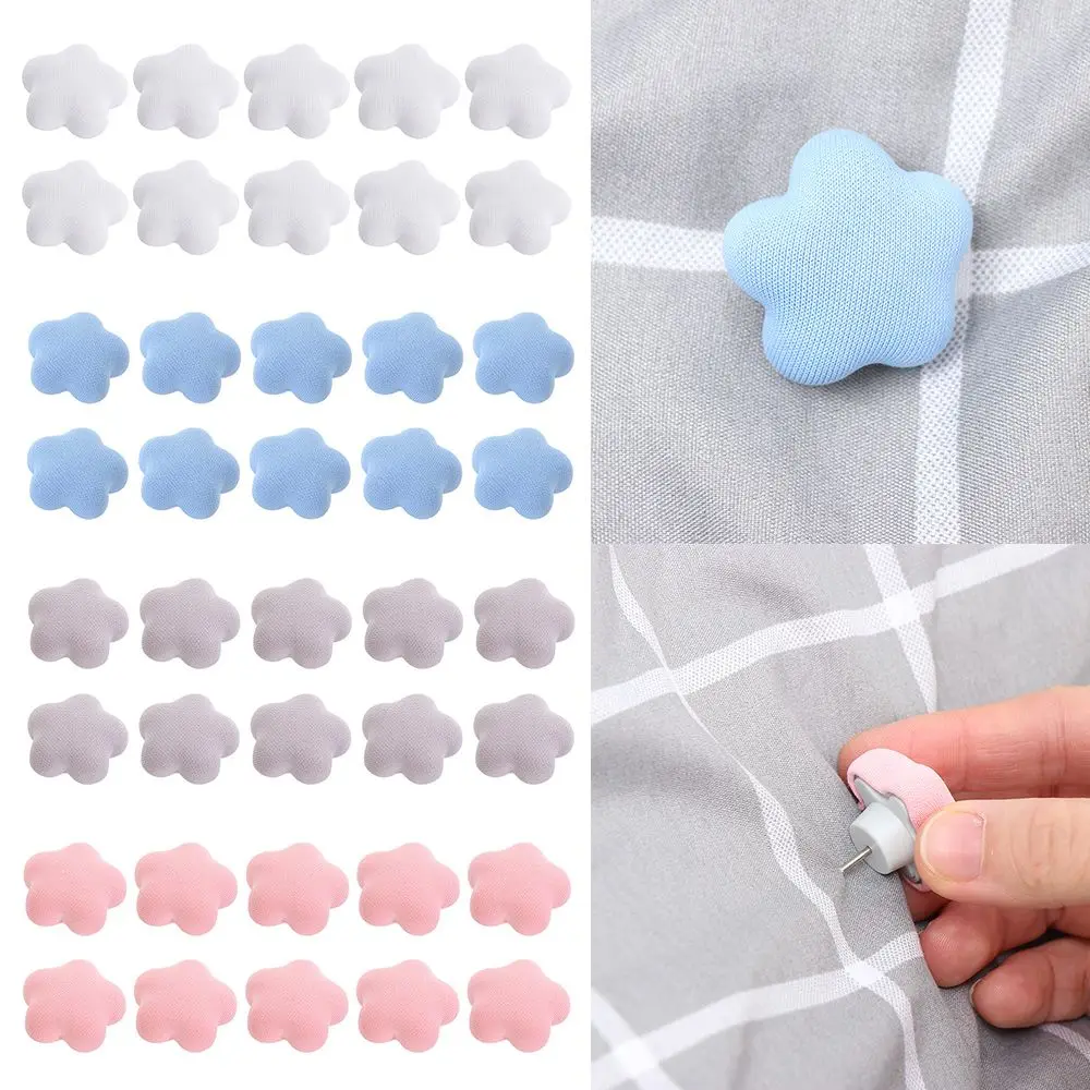 

Slip-Resistant Plastic Needle Slip Quilt Blanket Holder Quilt Fixer Quilt Holder Bed Sheets Buckle Flower Mattress Clip