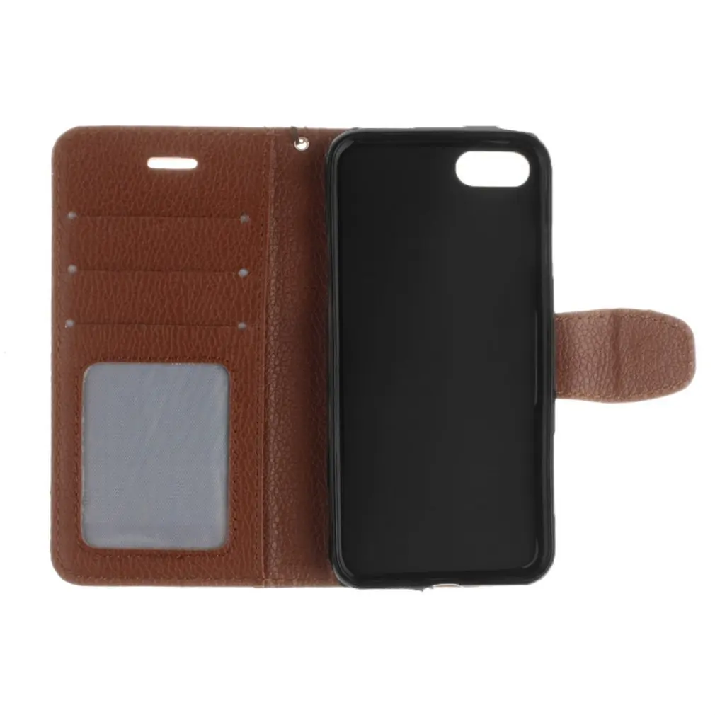 Lightweight PU Leather Case Flip Type Stand Design Smart Phone Full Protective Cover Suitable For iPhone7 | Мобильные телефоны и