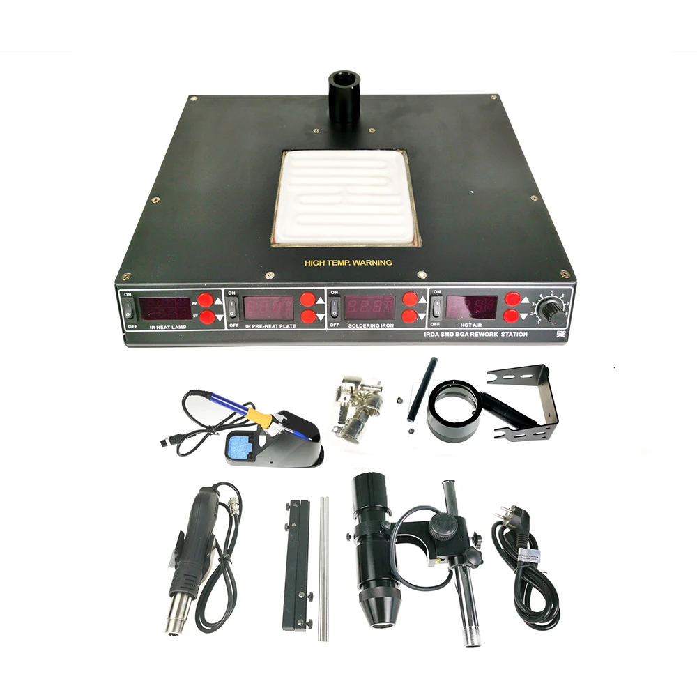 Многофункциональная инфракрасная станция для распайки горячим воздухом