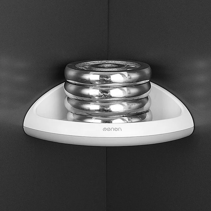 Угловой органайзер для ванной комнаты 24*16*6 5 см пластиковый настенный стеллаж