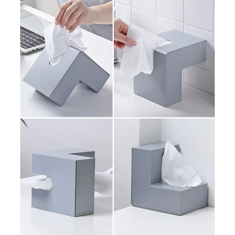 Креативная Скандинавская коробка для салфеток дома и офиса угловой лоток