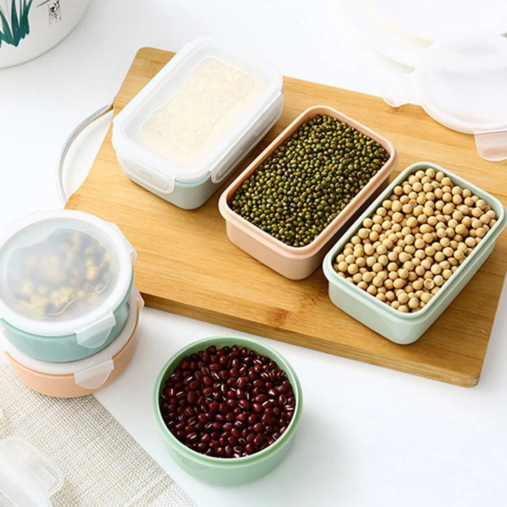Arrival 280/380ml Portable Transparent Sealed Lunch Box Food Bento Storage Container Prevent leakage transparent seal bento box