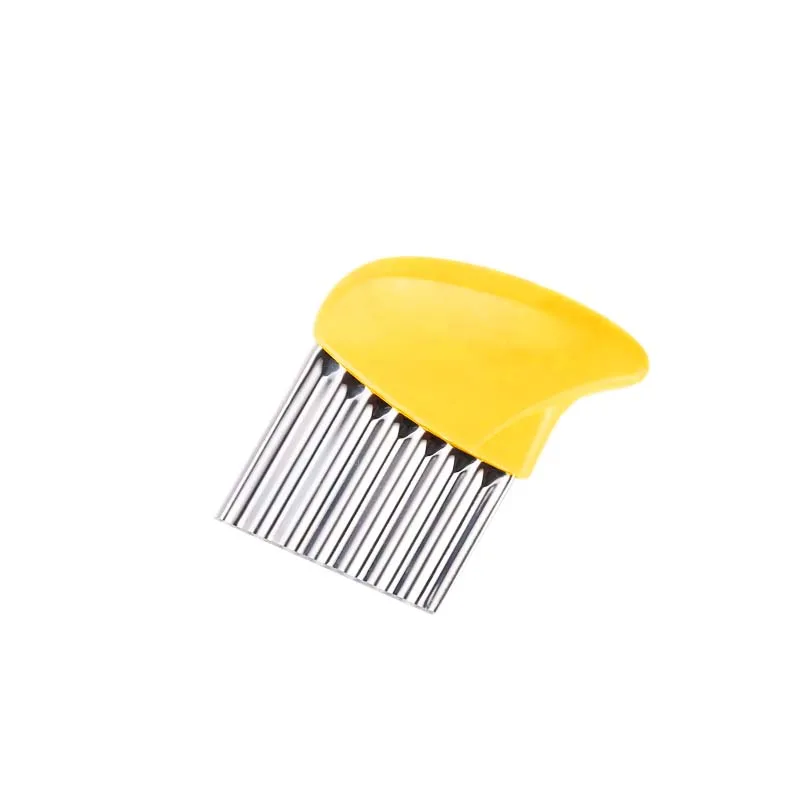 New Kitchen Tools Stainless Steel Vegetable Carrot Wavy Cutter Slicer Potato Chips Corrugated Knife Wrinkled French Fries