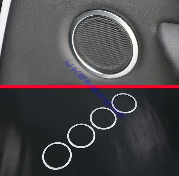 

Для BMW X2 F39 2018 2019 ABS хромированный чехол для динамика внутренняя отделка Боковая дверь стерео ободок воротник кольцо украшение Молдинг