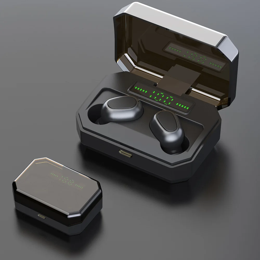 Tws-стереонаушники L25 с поддержкой Bluetooth 5 0 и светодиодный ным дисплеем |