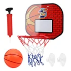 Набор для баскетбольной доски, мини-обруч для спинки, детский спортивный мяч для игр на открытом воздухе, упражнений, спортивных украшений