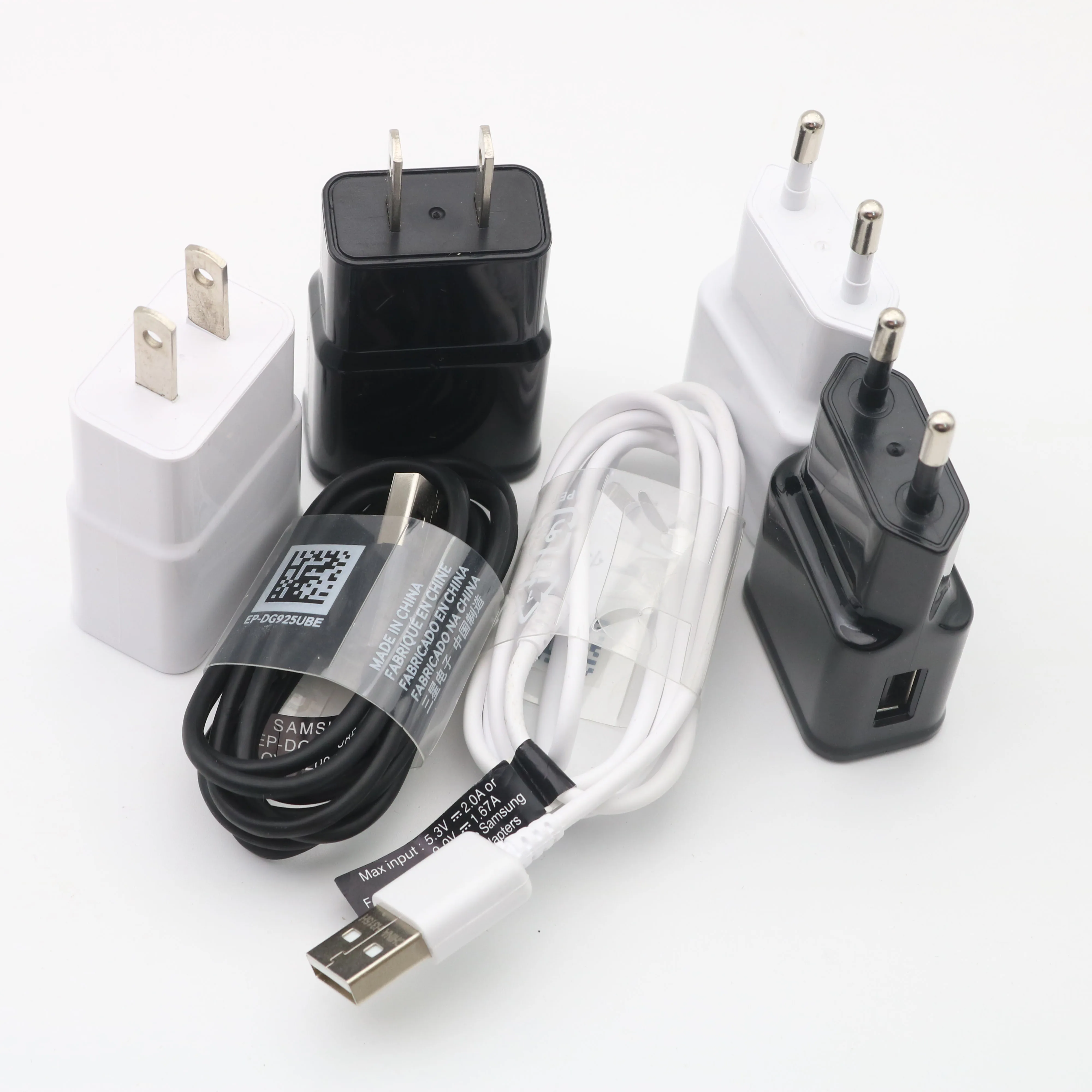 Оригинальное зарядное устройство Samsung 5V2A адаптер с европейской вилкой кабель Micro