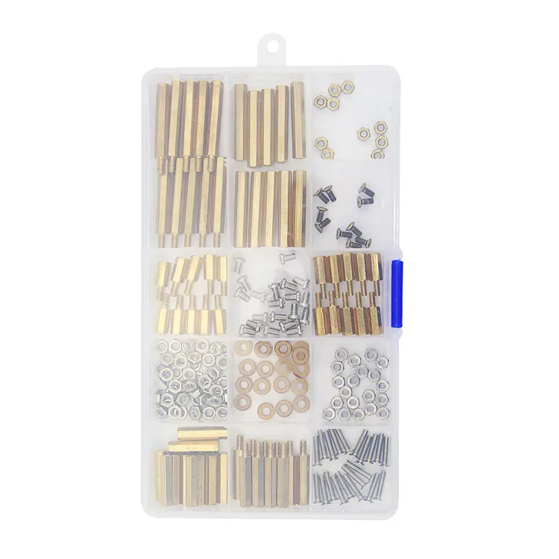 210 шт./заказ винты Наборы Медь нейлон Колонка винт гайки подходит для все виды