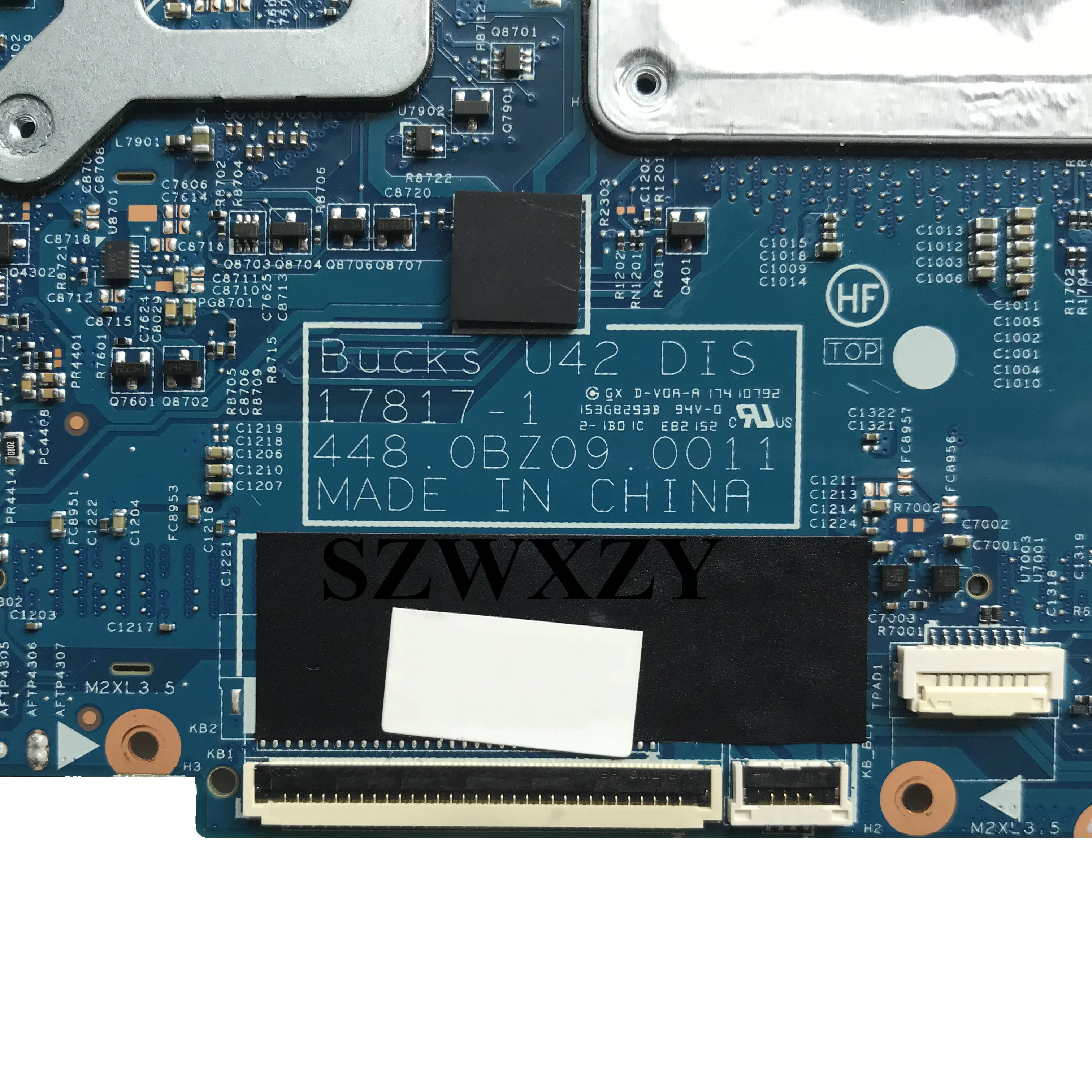 SZWXZY отлично подходит для HP X360 14 BA с I7 8550U DDR4 448.0BZ09.0011 Материнская плата ноутбука 100%