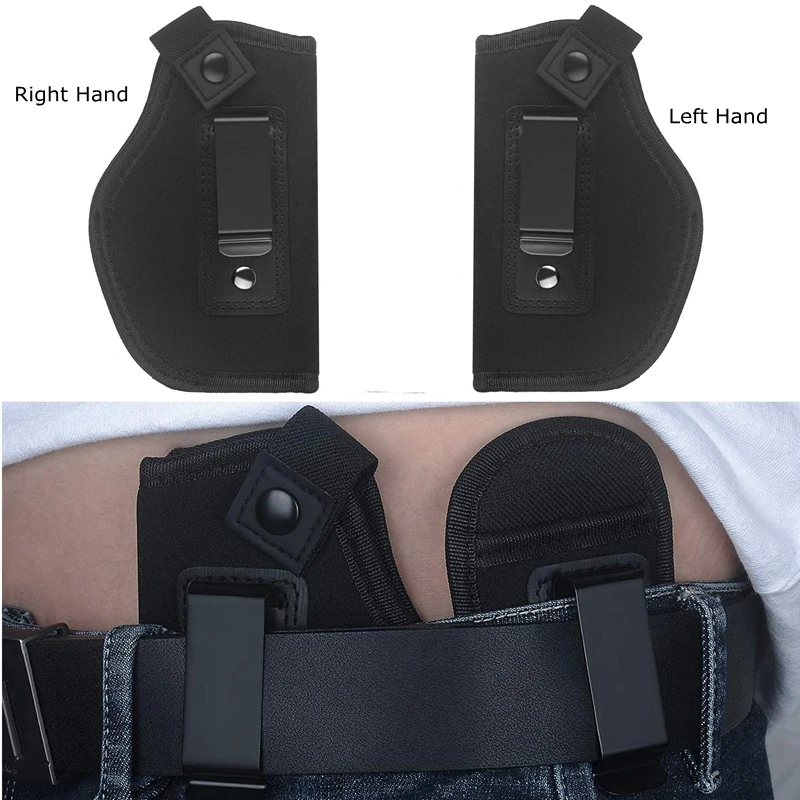

Inside The Waistband Holster | Gun Concealed Carry IWB Holster | Fits S&W M&P Shield/Glock 19 26 27 29 30 33 42 43 / Ruger LC9 &
